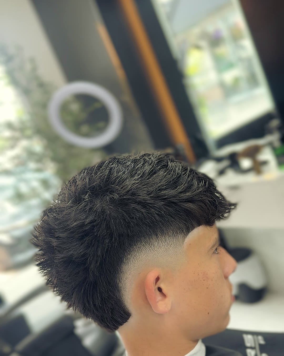 Textured fringe and fade by Nedved Cruz